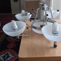 لوستر ۵ حبابی|لوستر و چراغ آویز|قم, پشت انبار نفت|دیوار