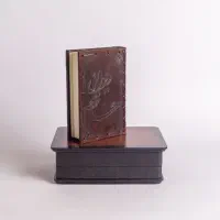 دیوان حافظ جلدوجعبه چرم قلمکاری شده(کد۲/۲۳)فخررازی