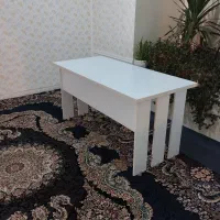 میز مطالعه سفیدبااتصالات الیت فقط تماس جوابگو هسم