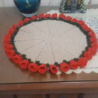 رومیزی گل انار