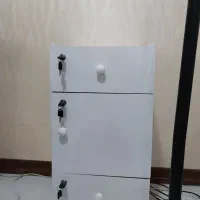 ترولی سفید و چوبی