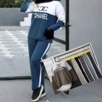 ست لش بلوز وشلوار بافت قواره دار