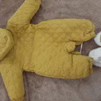 کاپشن سرهمی کرکدار ، کلاهدار با جوراب|کفش و لباس بچه|آستارا, |دیوار