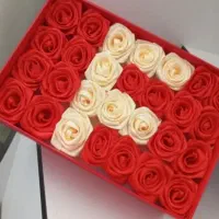 باکس گل رز روبانی برای هدیه وخواستگاری|گل مصنوعی|سراوان, |دیوار