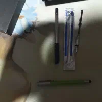 خودنویس و خودکار هنسا استیل اصلی و چراغ خواب قشنگ|لوازم التحریر|ورزنه, |دیوار