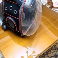 باکس وکیف گربه کوله ای کم استفاده شده بسیارتمیز