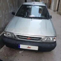 پراید نقره‌ای مدل 87