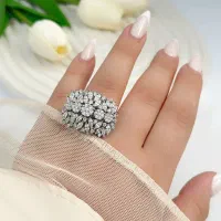 انگشتر نقره زنانه سرویس وساعت نقره کاملا عیار 925|بدلیجات|تبریز, |دیوار