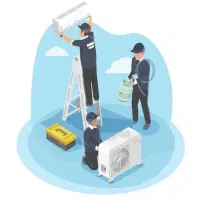 کلیه خدمات مربوط به کولر گازی و اسپیلت