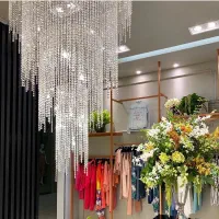 لوستر دوبلکس مدل مجلل ، لوستر بلند کریستالی|لوستر و چراغ آویز|تهران, فردوسی|دیوار