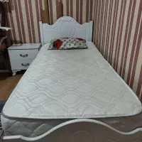 تخت خواب تک نفره به همراه تشک