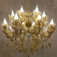 لوستر  تمام برنجی ( فروش ویژه لوستر  به قیمت عمده)|لوستر و چراغ آویز|قم, شهرک قدس|دیوار