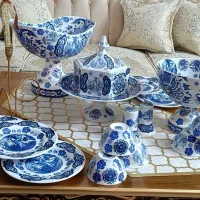 سرویس پذیرایی انگلیسی قلم آبی