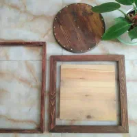 قاب چوبی آیینه درب جاکفشی دراور صایع دستی|صنایع دستی و سایر لوازم تزئینی|شیراز, شهرک بهشتی|دیوار