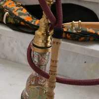 قلیان برنجی کامل|صنایع دستی و سایر لوازم تزئینی|اصفهان, شمس آباد|دیوار