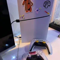 Ps5 اسلیم  دو دسته فول بازی درحد نو