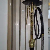 قلیان سوپاپ دارمشکی طلایی همراه با کیف|کلکسیون و سرگرمی|بندر ماهشهر, |دیوار