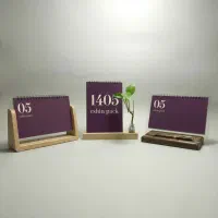 تولید پایه تقویم چوبی