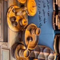 سرویس پذیرایی چوبی|ظروف سرو و پذیرایی|سیرجان, |دیوار