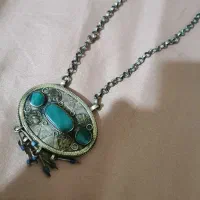 زنجیر و پلاک نقره