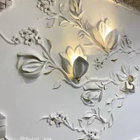 گچبری مدرن(اجرای طرح برجسته روی دیوارمنزل ومحل کار|خدمات پیشه و مهارت|گرمسار, |دیوار