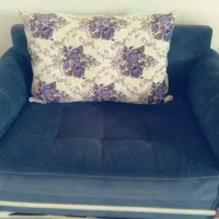 یک دست مبل هفته نفر با سه عدد میز چوبی