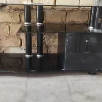 میز تلویزیون شیشه ای سالم
