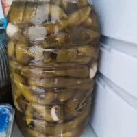 خیارشور خانگی ترشی بادمجان خانگی