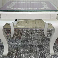 فروش یک دست مبل چوب راش، ۷ نفره در حد نو|مبلمان خانگی و میز عسلی|آباده, |دیوار