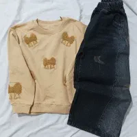 دورس وشلوار لی دخترانه