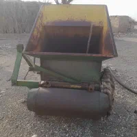 خرمنکوب .کاهکوب پشت تراکتوری