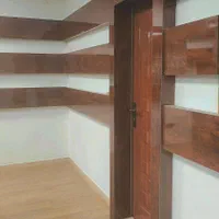 نجاری ام دی اف انجام کلیه ی کار جوب وام دی اف|کتابخانه، شلف، قفسه‌های دیواری|کیش, |دیوار