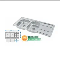 سینگ توکار کد ۲۹نگین الماس|مصالح و تجهیزات ساختمان|اندیمشک, |دیوار