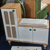 کد 14500 کنسول تنها با آینه ۴ درب دوطبقه کد 14500|بوفه، ویترین، کنسول|قم, قلعه کامکار|دیوار