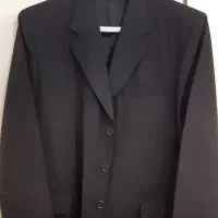 کت و جلیقه مشکی سایز 52