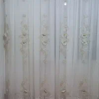 پرده گل برجسته