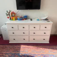 سرویس تخت،تشک و کمد تمام چوب نوزادی تا ۷ سال|تخت و سرویس خواب|تهران, ولنجک|دیوار