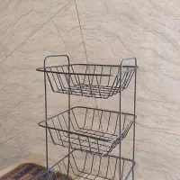 جاسیب زمینی پیاز و سینی استیل|آبچکان و نظمدهنده ظروف|بهارستان, |دیوار