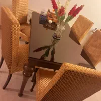 میزو صندلی ناهاری خوری ۶ نفره بسیار شیک و تمیز