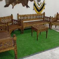 ست مبلی هفت نفره سنتی|مبلمان خانگی و میز عسلی|قم, علی آباد|دیوار