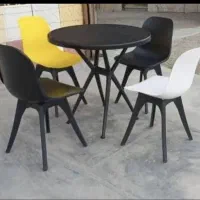 میز و صندلی غذاخوری پلاستیکی فست فود کد ۱۲۳