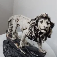 مجسمه شیر|مجسمه، تندیس، ماکت|قم, زنبیل آباد|دیوار