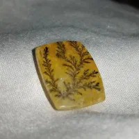 انگشتر نقره دستساز شجرکوارتز پرتقالی فوق کلکسیونی