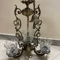 لوستر ۴ شاخه برنز