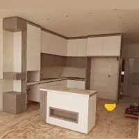 کابینت سفارشی و پیش ساخته|مصالح و تجهیزات ساختمان|کاشان, مزرعه نو|دیوار