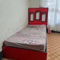 کمد و تخت خواب تک نفره نوجوان|تخت و سرویس خواب|فیروزآباد (فارس), |دیوار