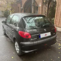 ۲۰۶ تیپ۶مشکی اتومات فنی درجه۱مدل۸۷