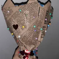 دسته گل ربانی|گل مصنوعی|پیشوا, |دیوار