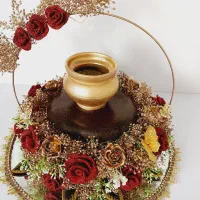 سینی حنا. حنابندان و عروس