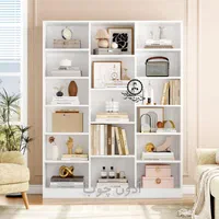 کتابخانه و قفسه کتاب مدل کیوان